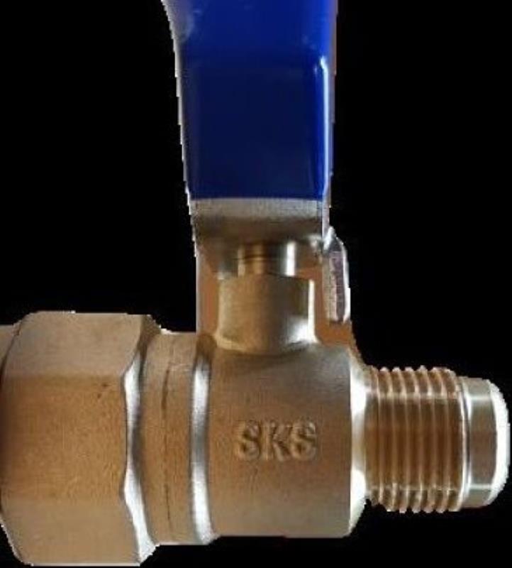 SKS 520-1 Forged brass ball valve with flare ends