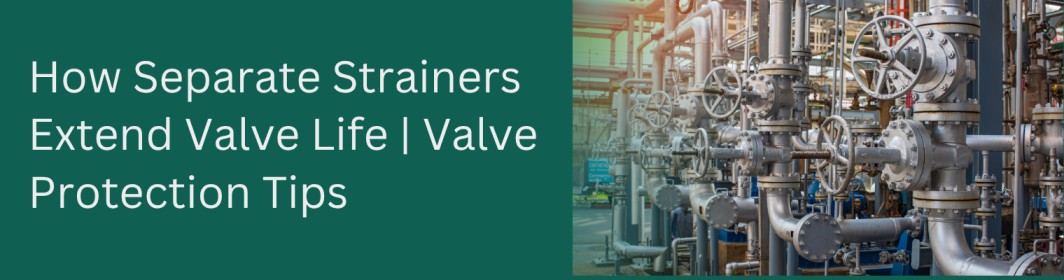 How Separate Strainers Extend Valve Life | Valve Protection Tips