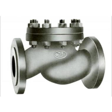 WJ Cast Carbon Steel IBR Right Angle Lift Check Valve (PN-40) | WJ