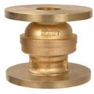 WJ Bronze IBR Vertical Lift Check Valve (Flanged) | WJ