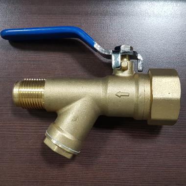SKS 520 Forged brass ball valve with inbuilt strainer flare ends | SKS