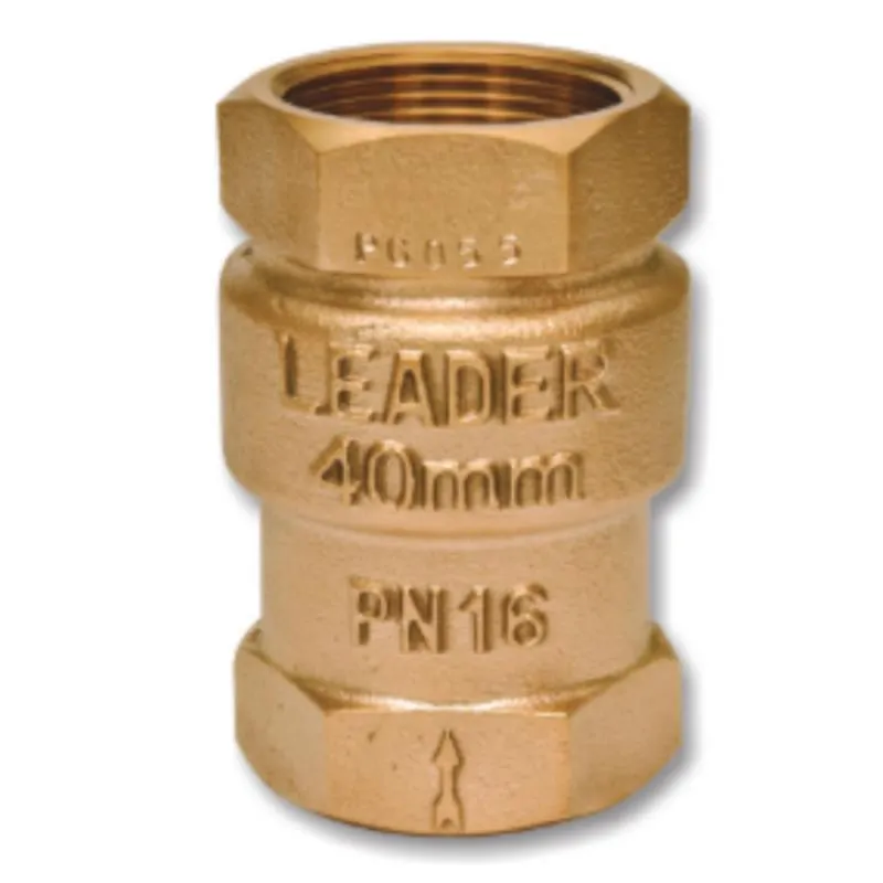 Leader Gun Metal Check Valve Horizontal PN 16, Screwed
