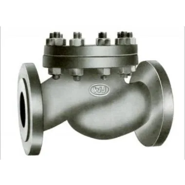 WJ Cast Carbon Steel IBR Right Angle Lift Check Valve (PN-40) | WJ